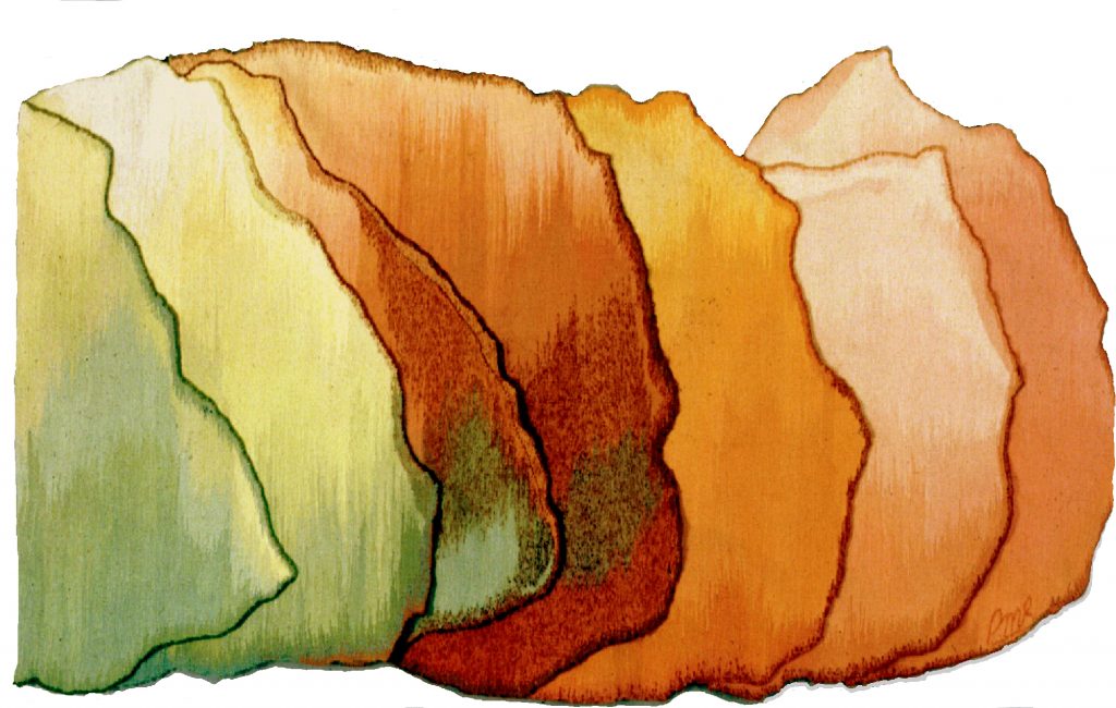 Weaving loom mutation wool