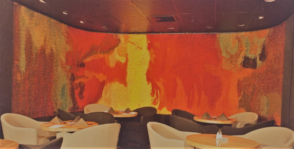 Handloom weaving designed fabric