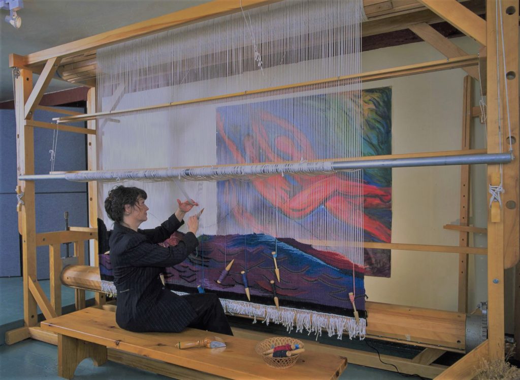 Jacquard weaving machine